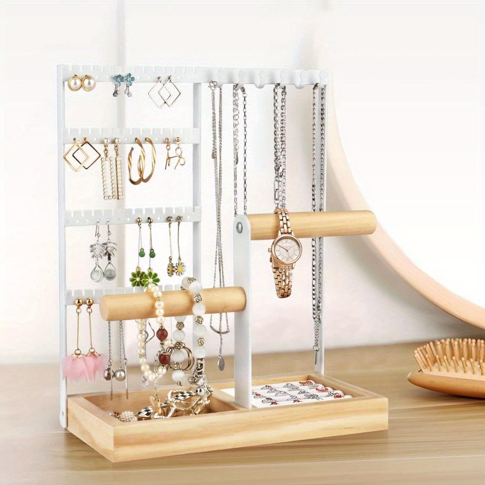 Desktop Jewelry Organizer Jewelry Stand With Ring And Bracelet Holder