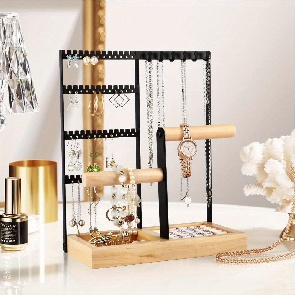 Desktop Jewelry Organizer Jewelry Stand With Ring And Bracelet Holder