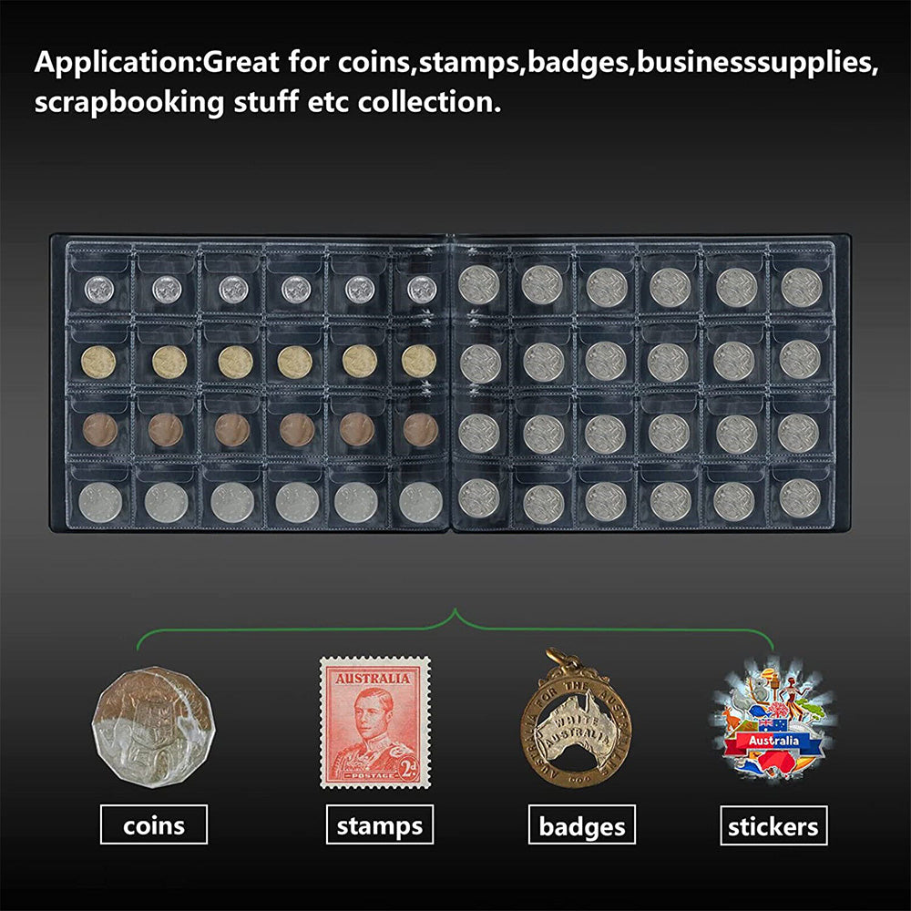 2X 240 Coins Australian Coin Storage Book Collection Folder