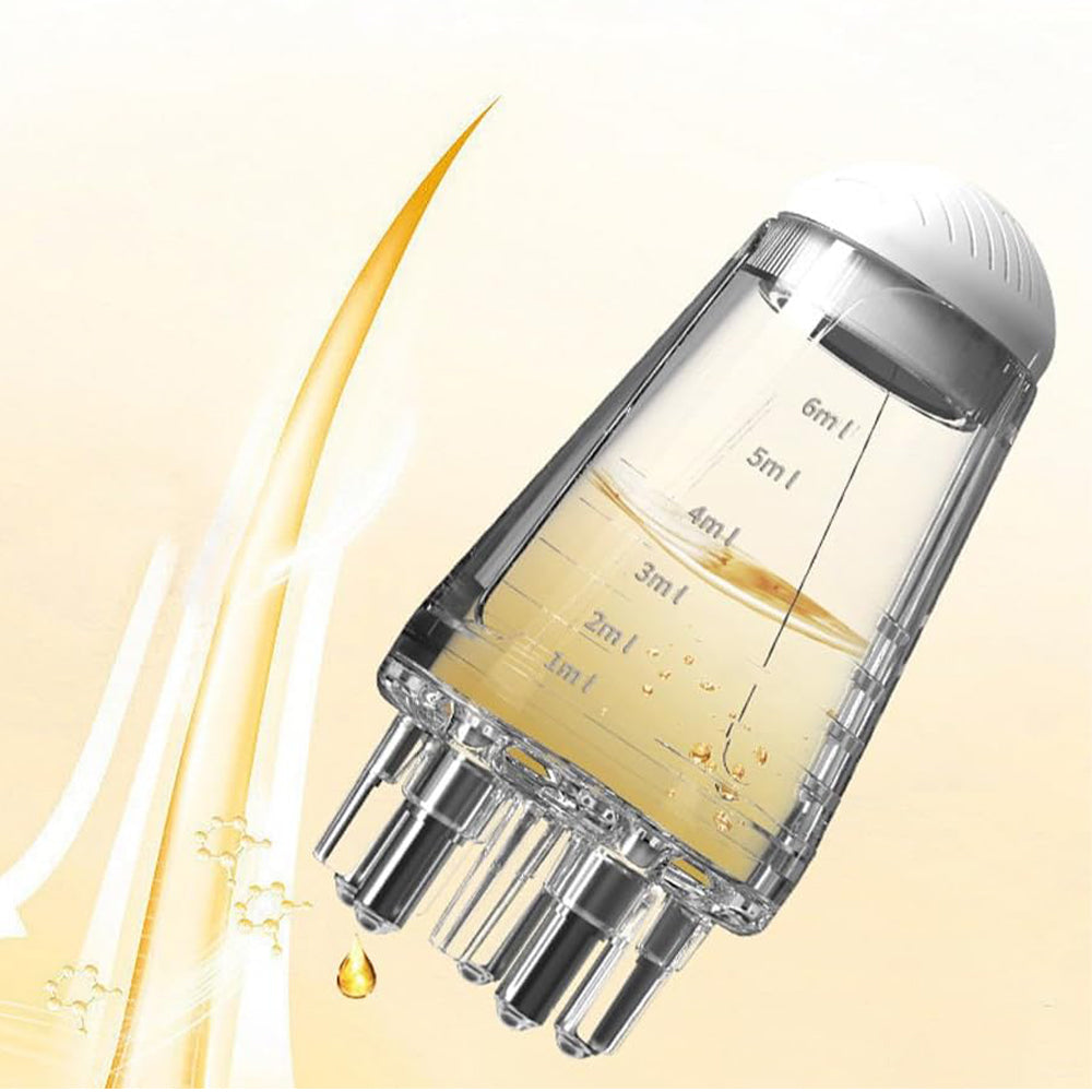 Mini Portable Head Essential Oil Roller Ball Massage Comb