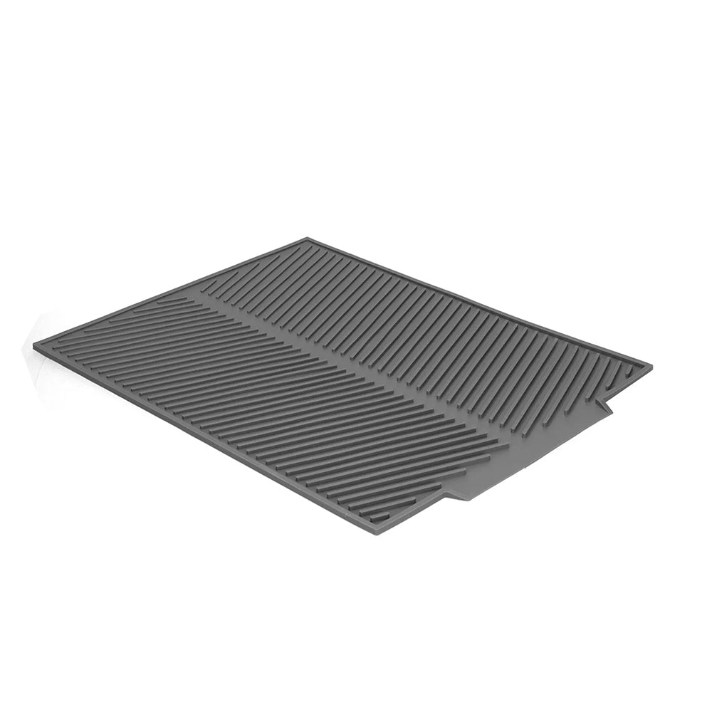 Silicon Dish Drying Mat with Drain Lip in 3 Sizes