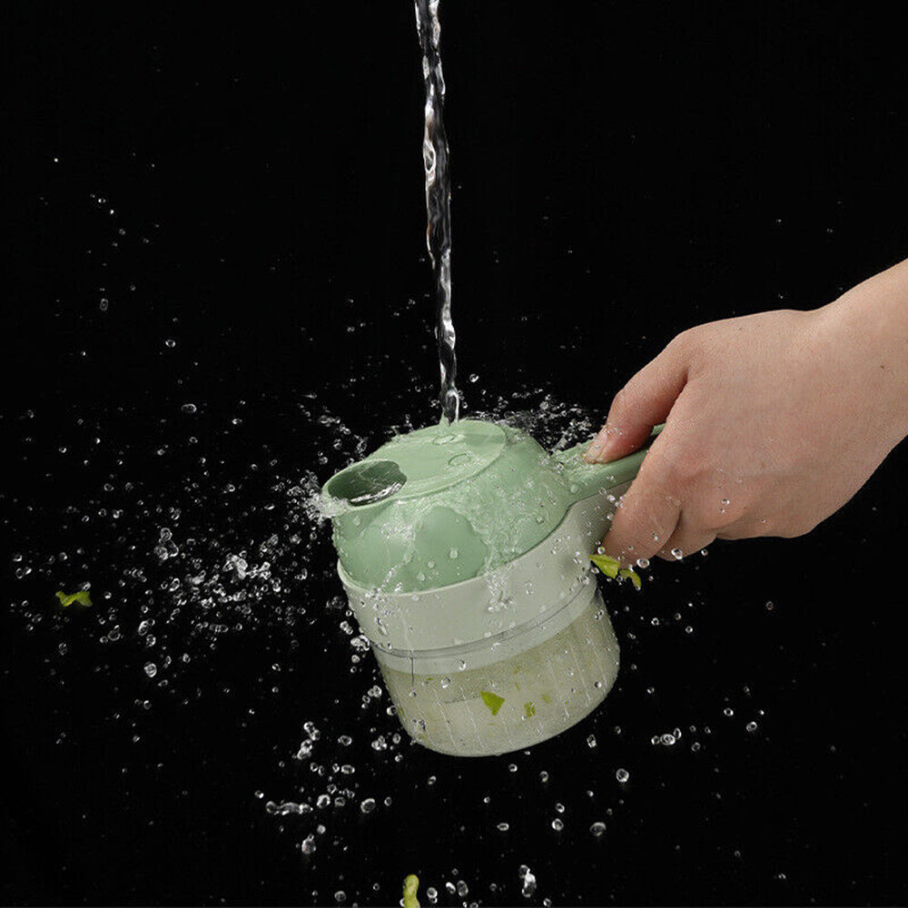Wireless 4-in-1 Vegetable Cutter & Grinder