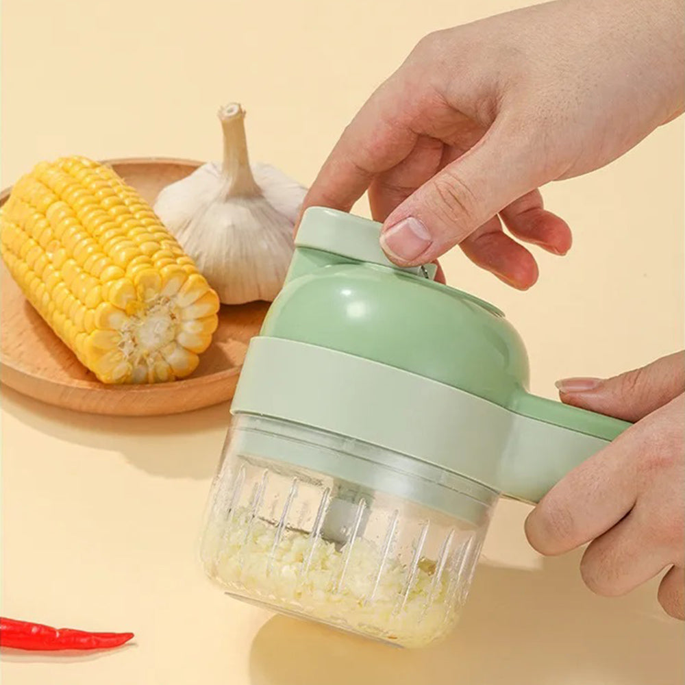 Wireless 4-in-1 Vegetable Cutter & Grinder