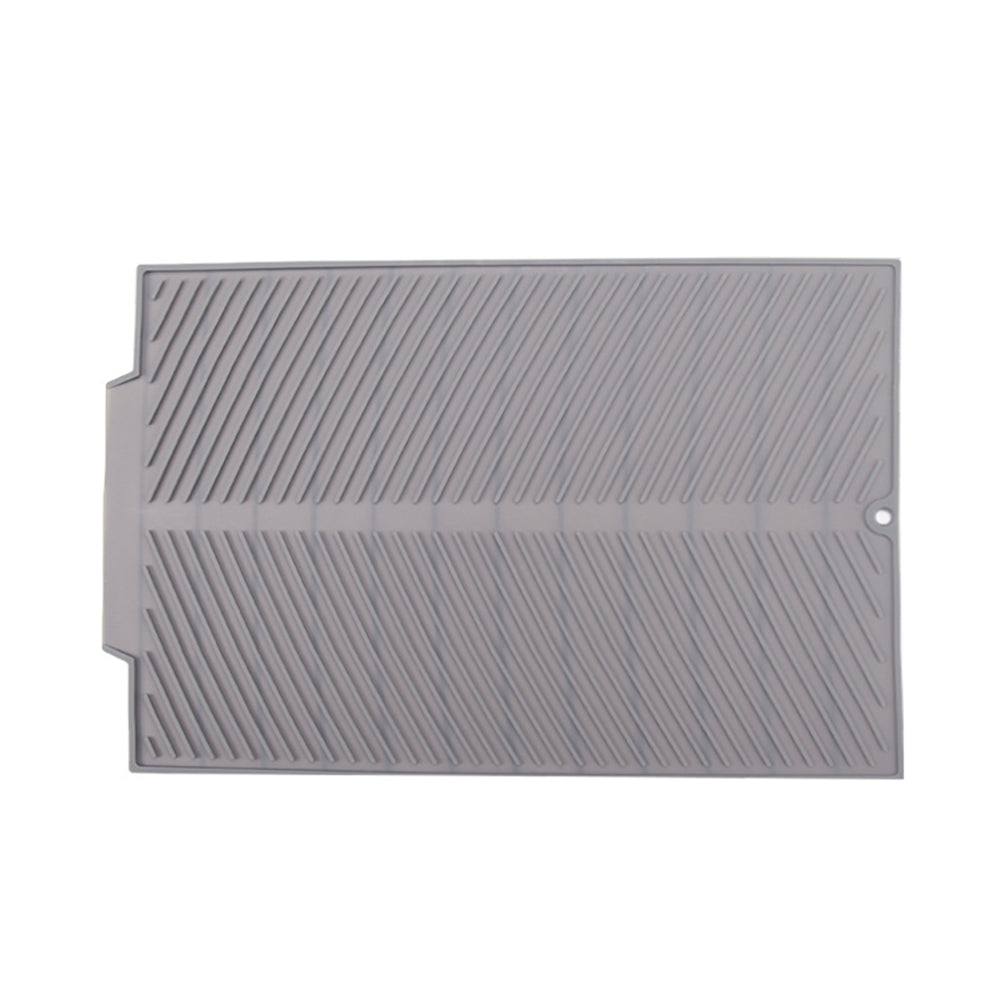 Silicon Dish Drying Mat with Drain Lip in 3 Sizes