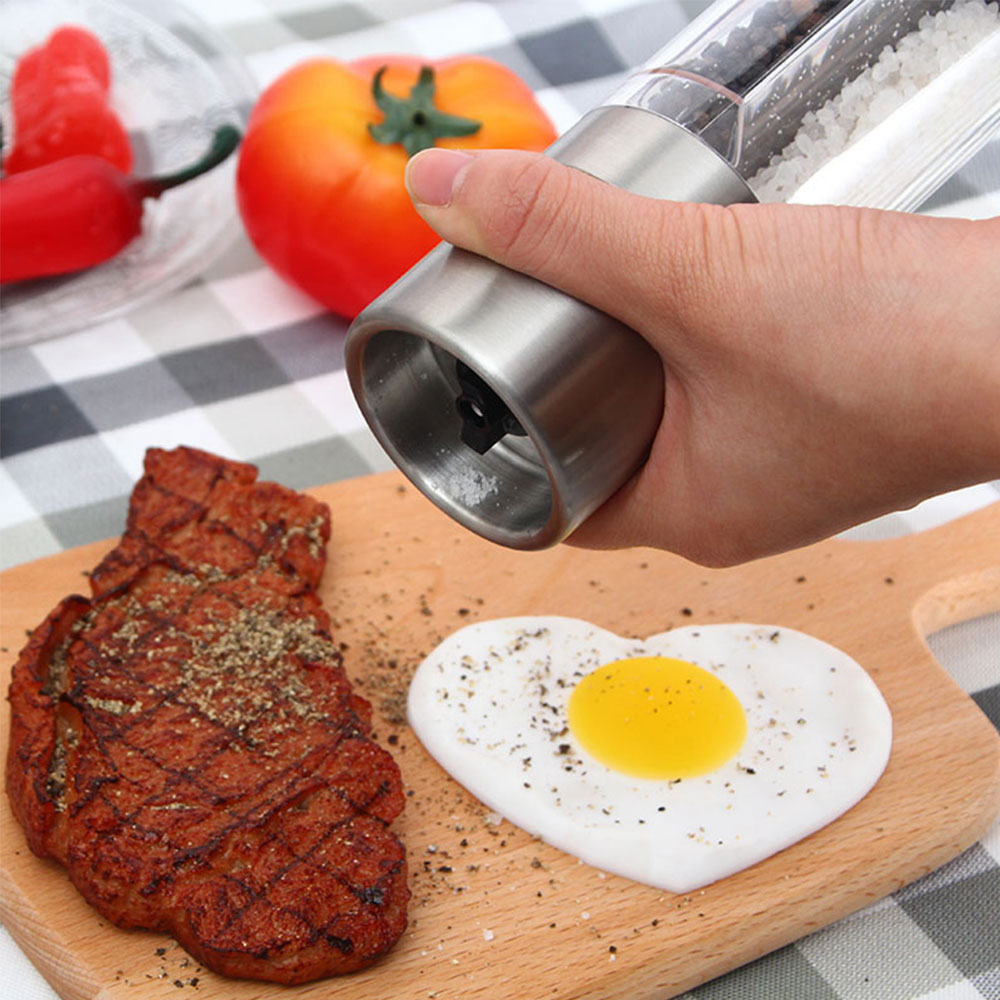 Stainless Steel Pepper Mill Grinder