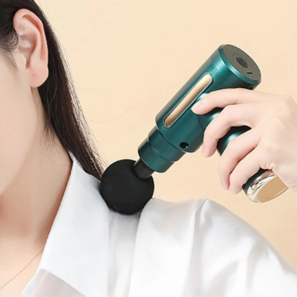 Wireless 6-Speed Deep Tissue Massage Gun - USB Rechargeable