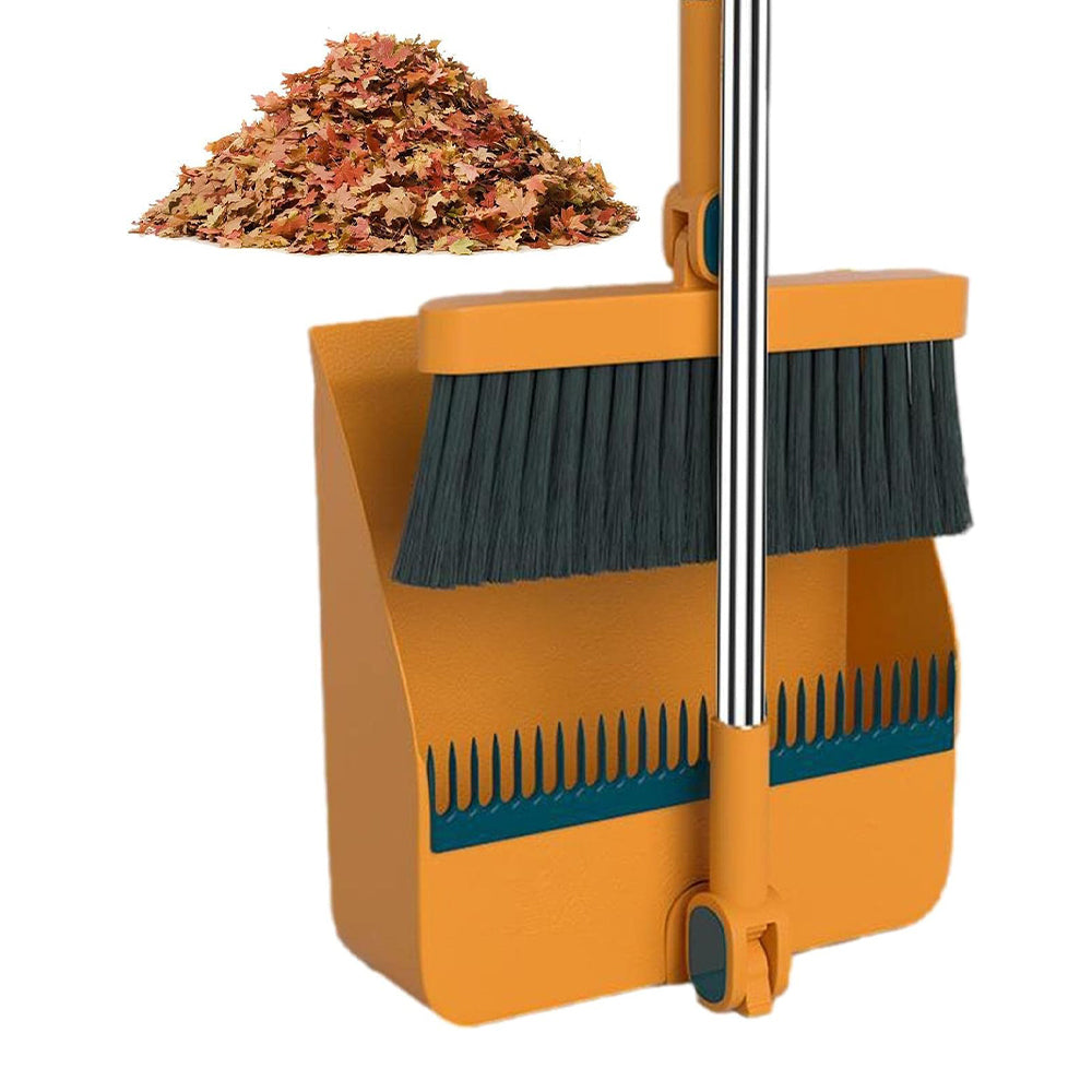 Convenient Magic Folding Broom and Dustpan Set for Easy Household Cleaning