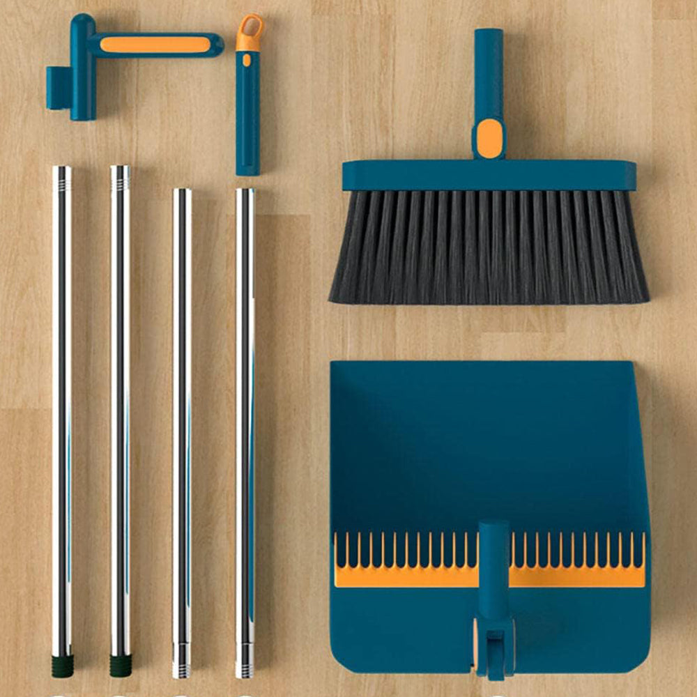 Convenient Magic Folding Broom and Dustpan Set for Easy Household Cleaning