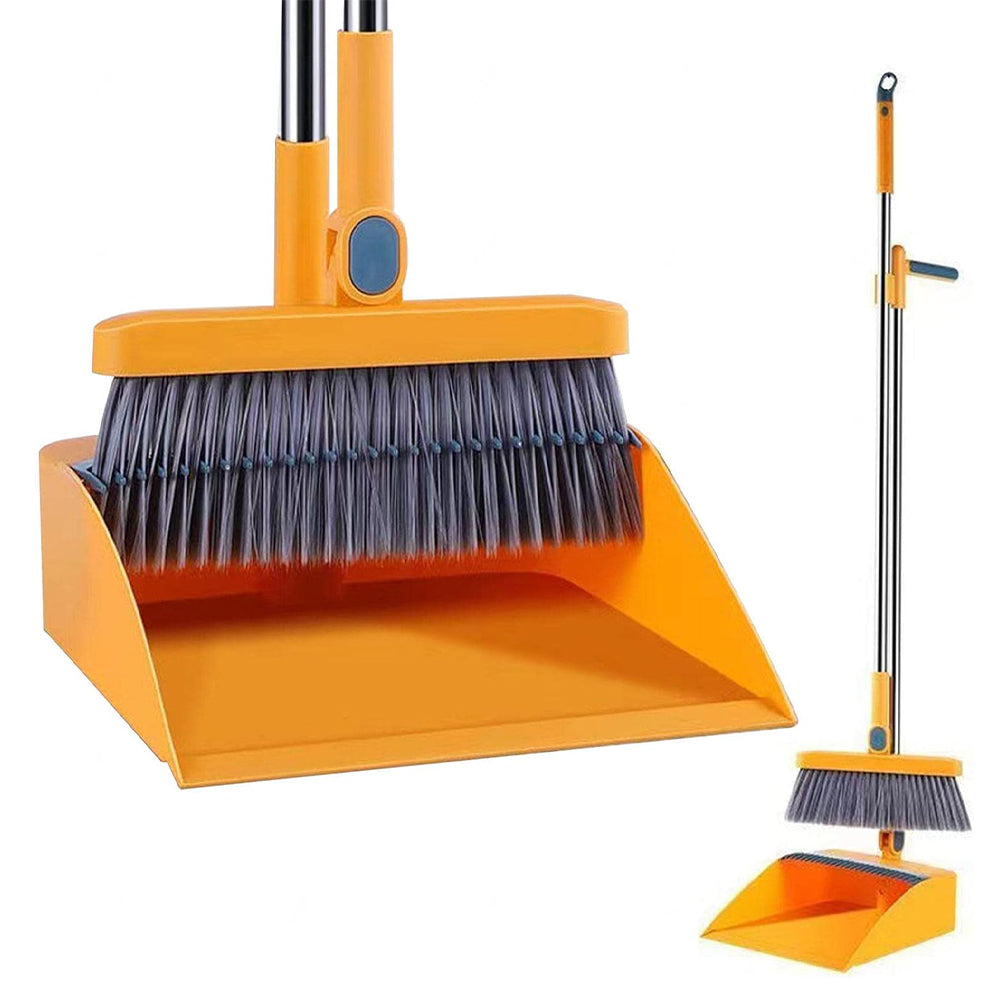 Convenient Magic Folding Broom and Dustpan Set for Easy Household Cleaning