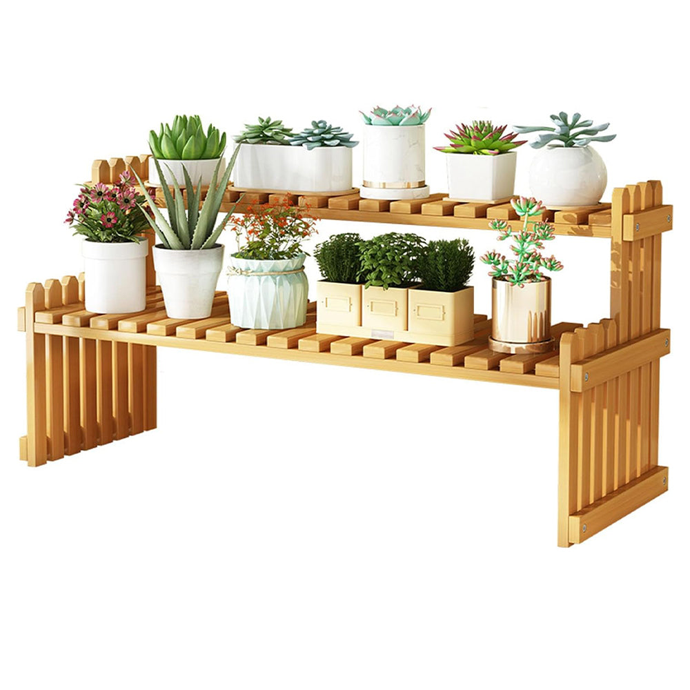 Plant-Inspired Multi-Level Storage Rack for Indoor or Balcony Areas