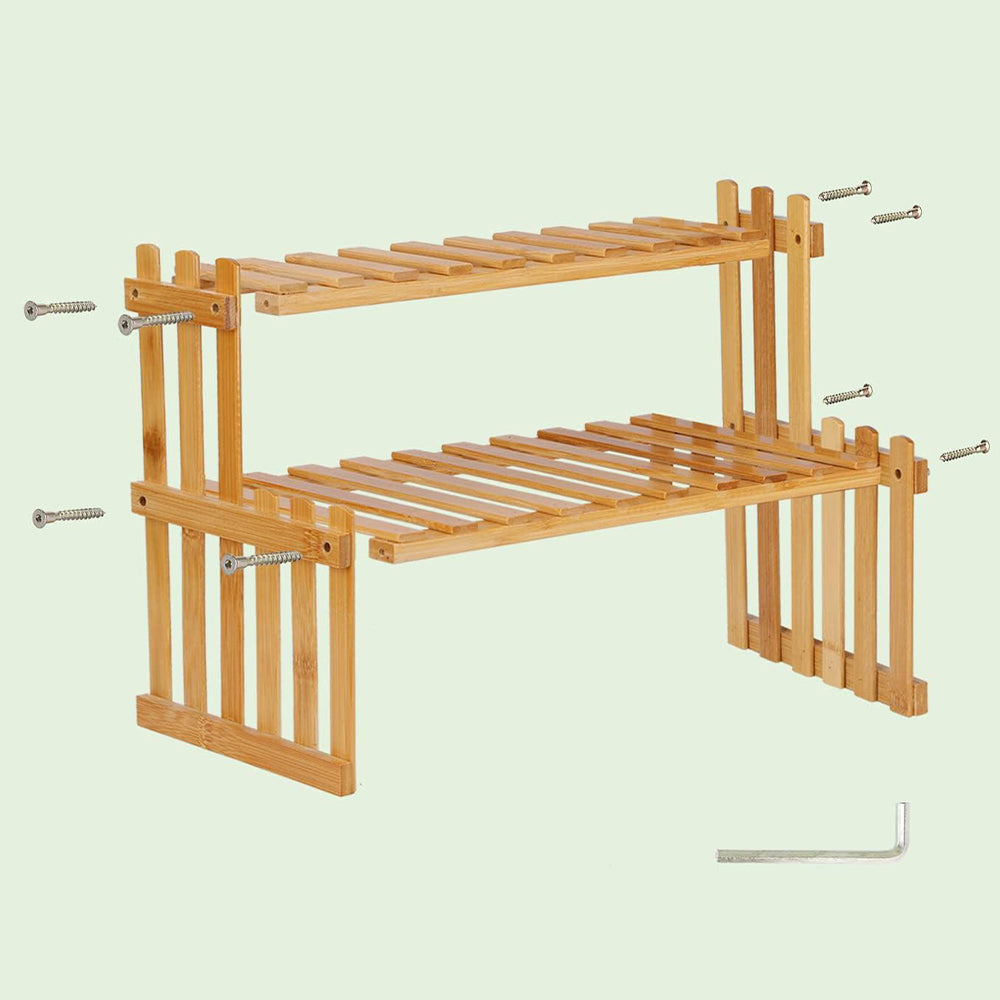 Plant-Inspired Multi-Level Storage Rack for Indoor or Balcony Areas