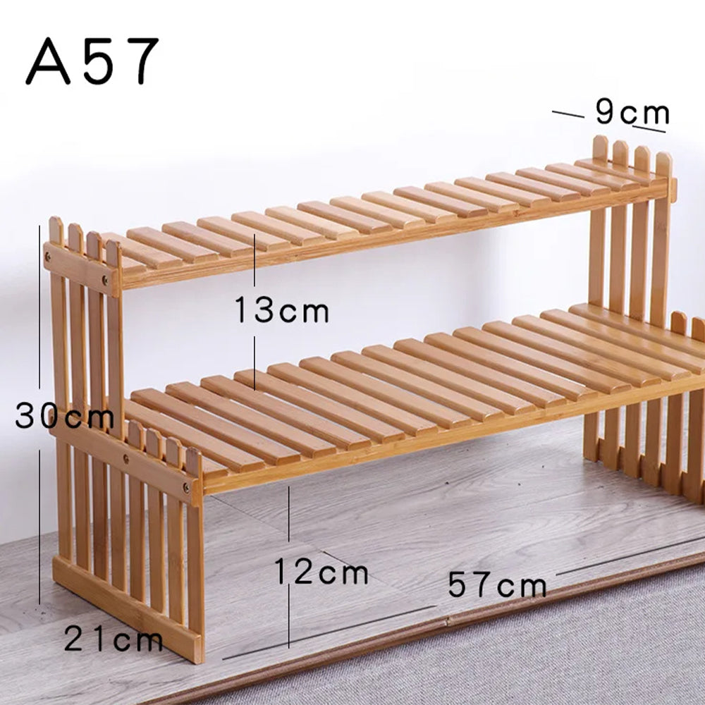 Plant-Inspired Multi-Level Storage Rack for Indoor or Balcony Areas