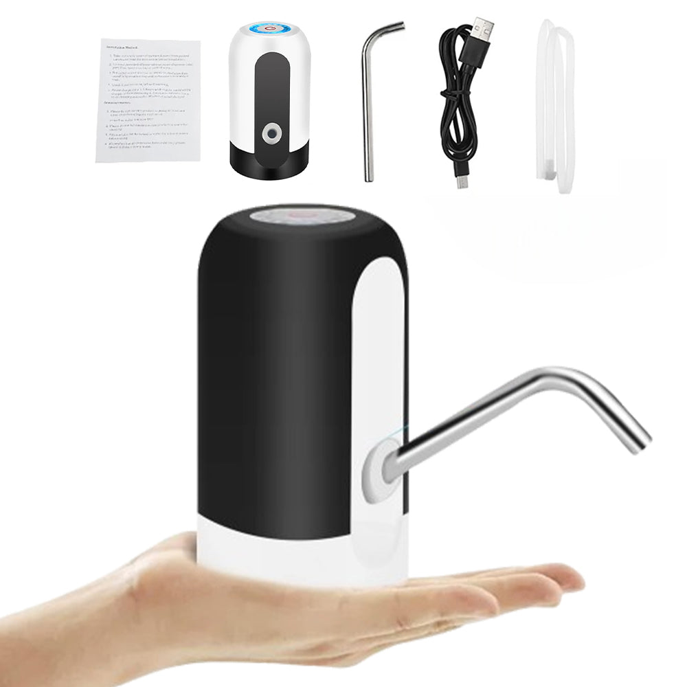 Electric Water Dispenser Pump for 5 Gallon Bottles - USB Rechargeable
