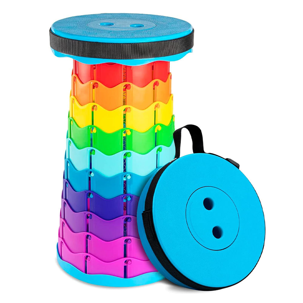 Portable Folding Telescopic Stool for Camping Fishing and Hiking