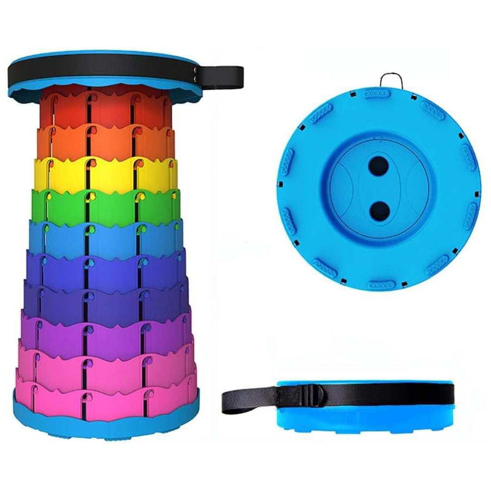 Portable Folding Telescopic Stool for Camping Fishing and Hiking