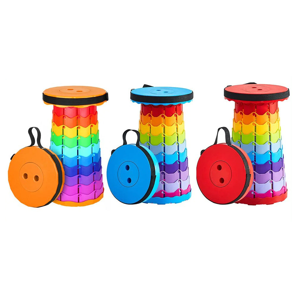 Portable Folding Telescopic Stool for Camping Fishing and Hiking