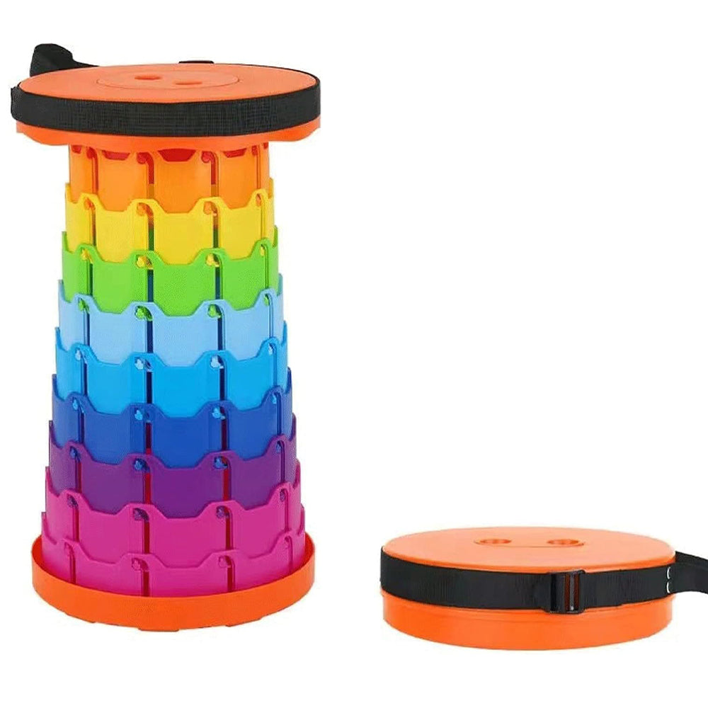 Portable Folding Telescopic Stool for Camping Fishing and Hiking