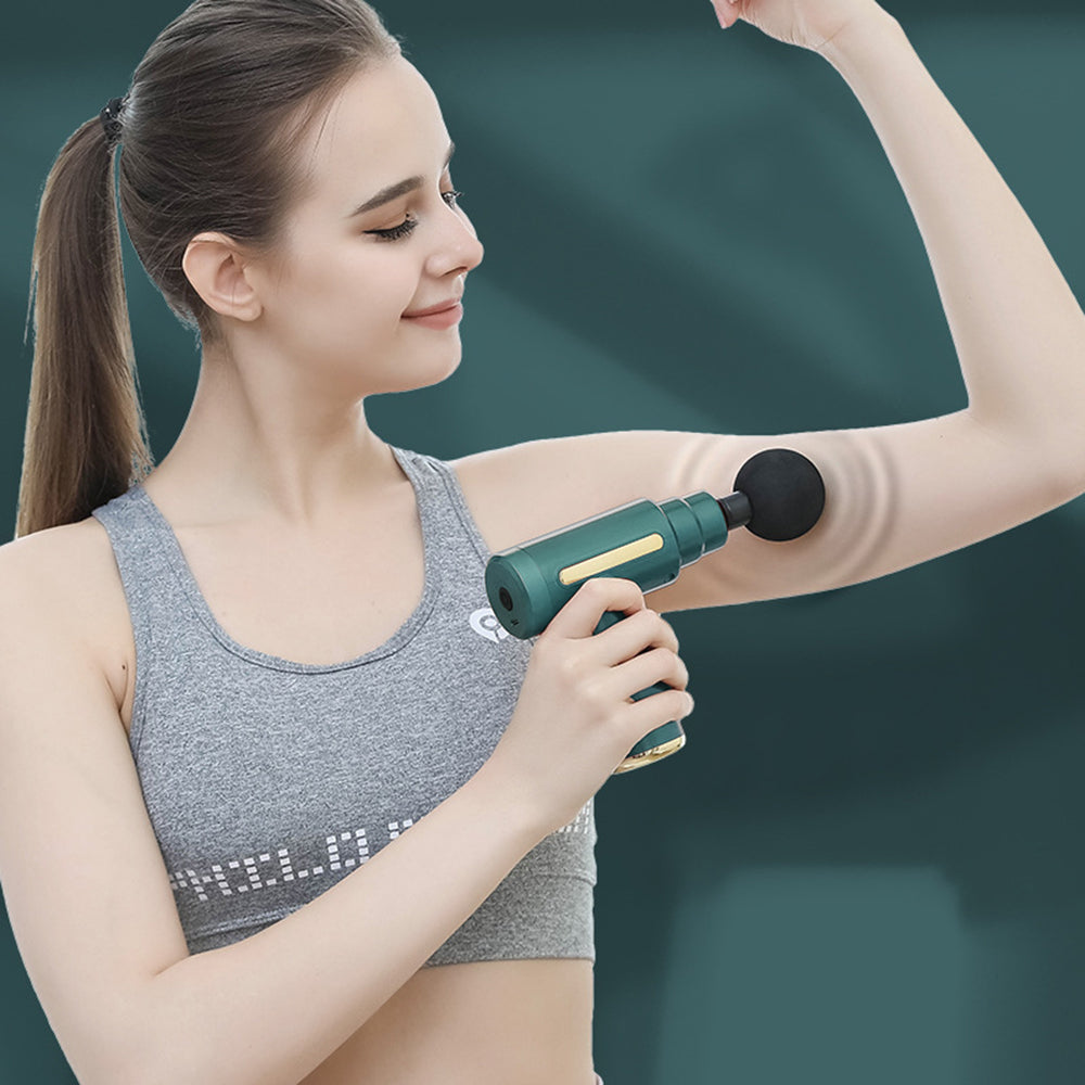 Wireless 6-Speed Deep Tissue Massage Gun - USB Rechargeable
