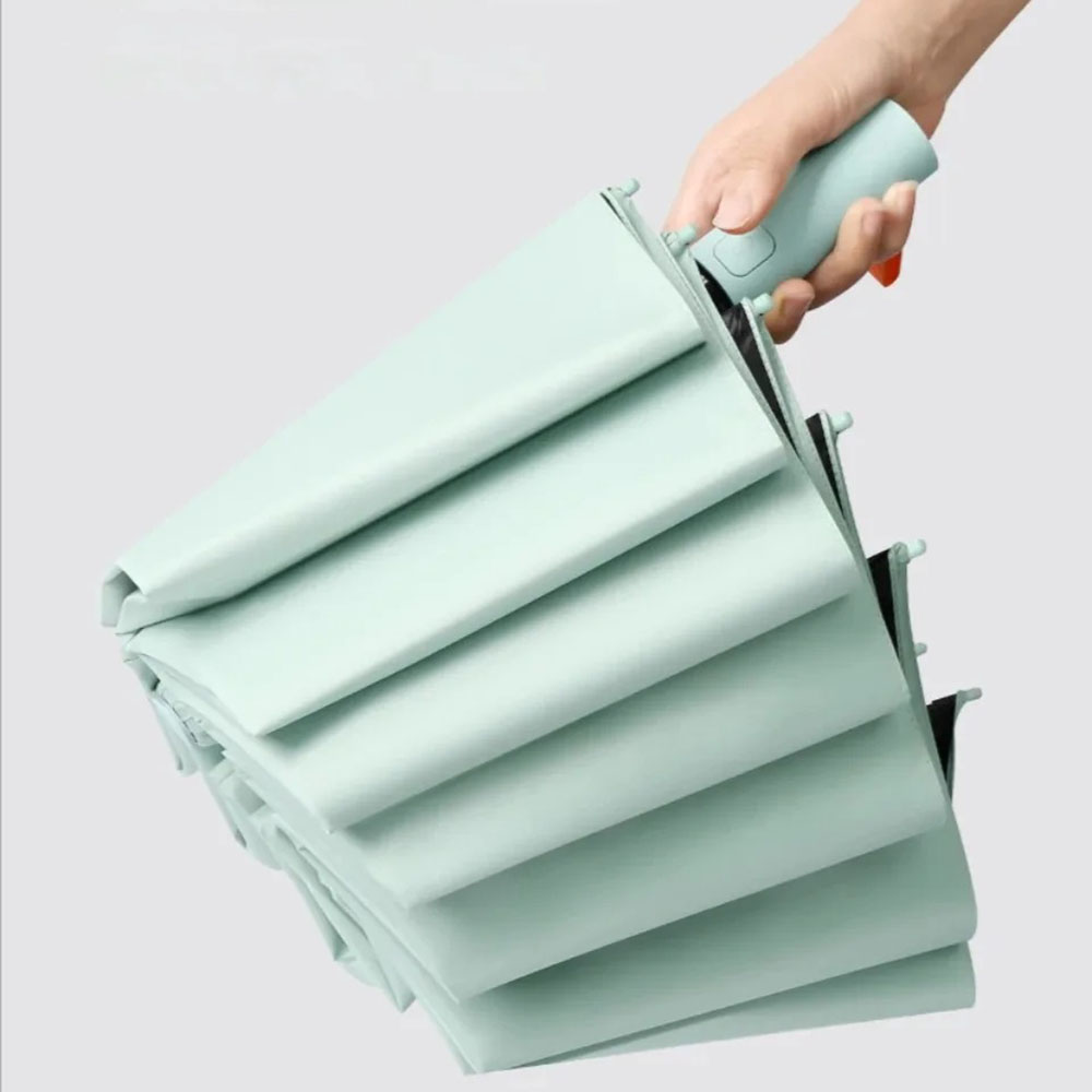 72 Bone Sunshade UV Protection Reverse Automatic Folding Umbrella