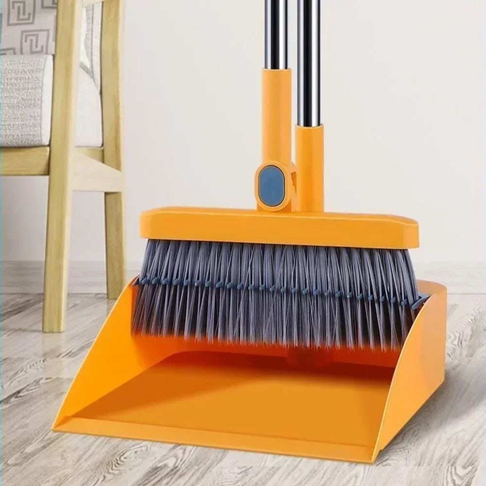 Convenient Magic Folding Broom and Dustpan Set for Easy Household Cleaning