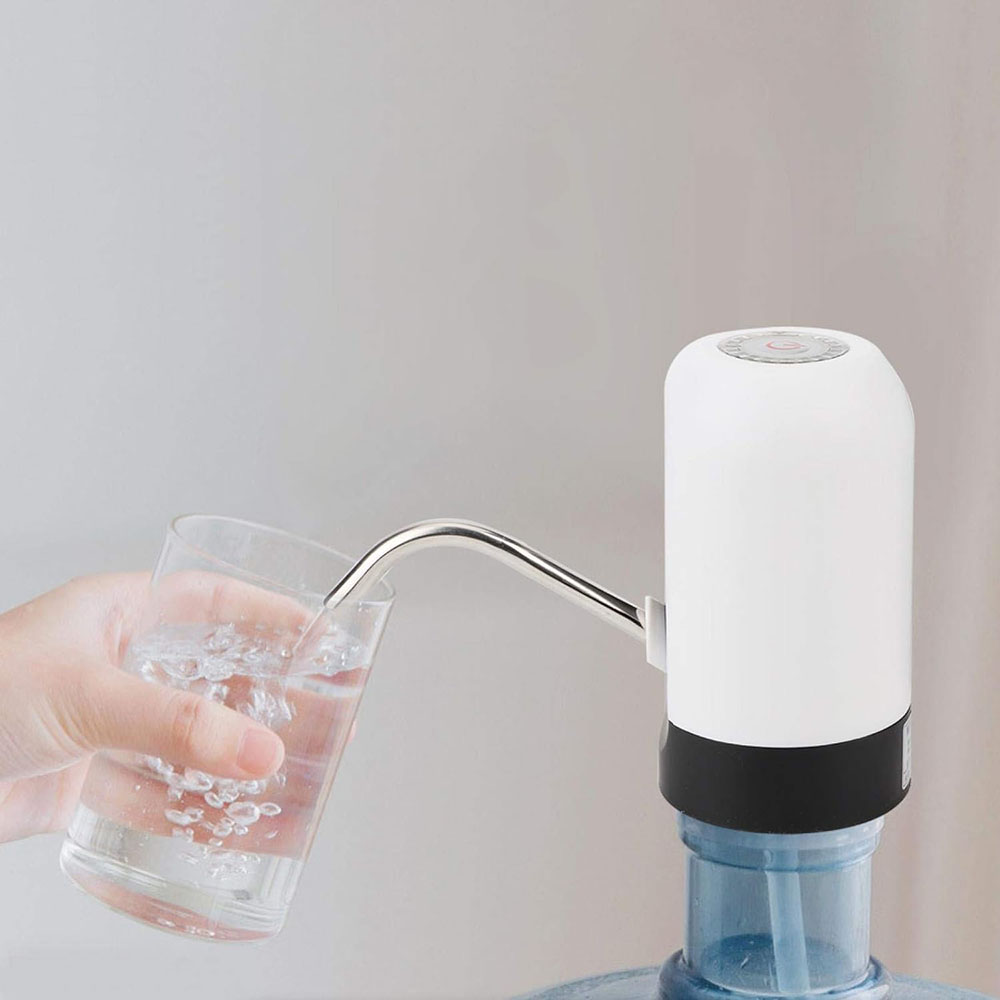 Electric Water Dispenser Pump for 5 Gallon Bottles - USB Rechargeable