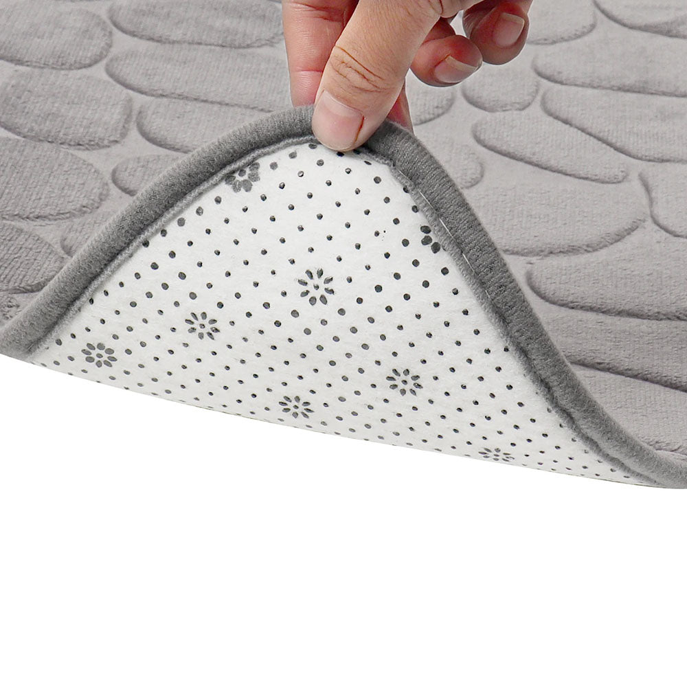 Ultra Absorbent Long Bathroom Floor Mat Anti-Slip Bathtub Rug for Home Decoration