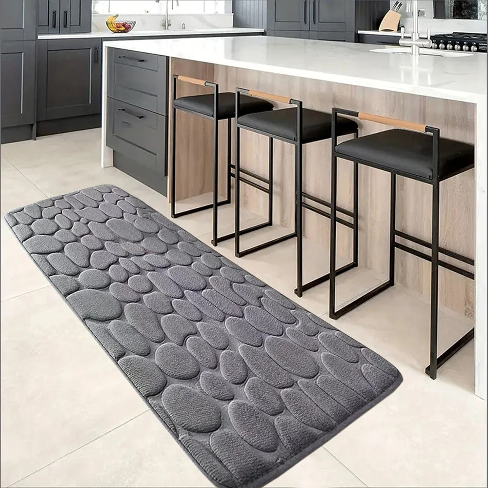 Ultra Absorbent Long Bathroom Floor Mat Anti-Slip Bathtub Rug for Home Decoration