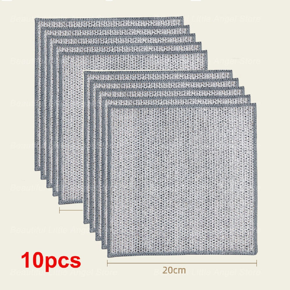 Double-layer Steel Wire Cloth Cleaning Cloths