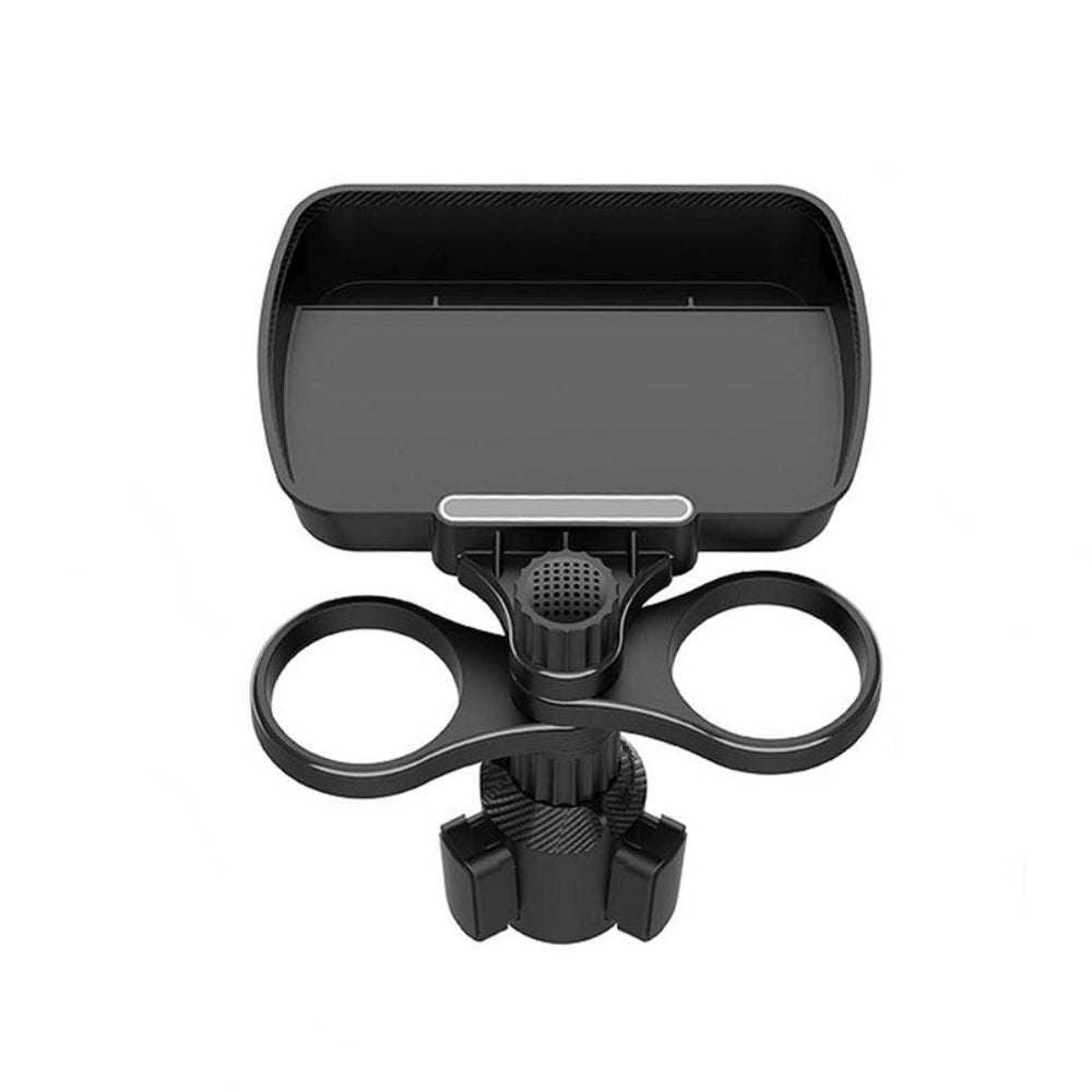 Vehicle 360° Rotating Multifunctional Car Seat Dual Cup Holder