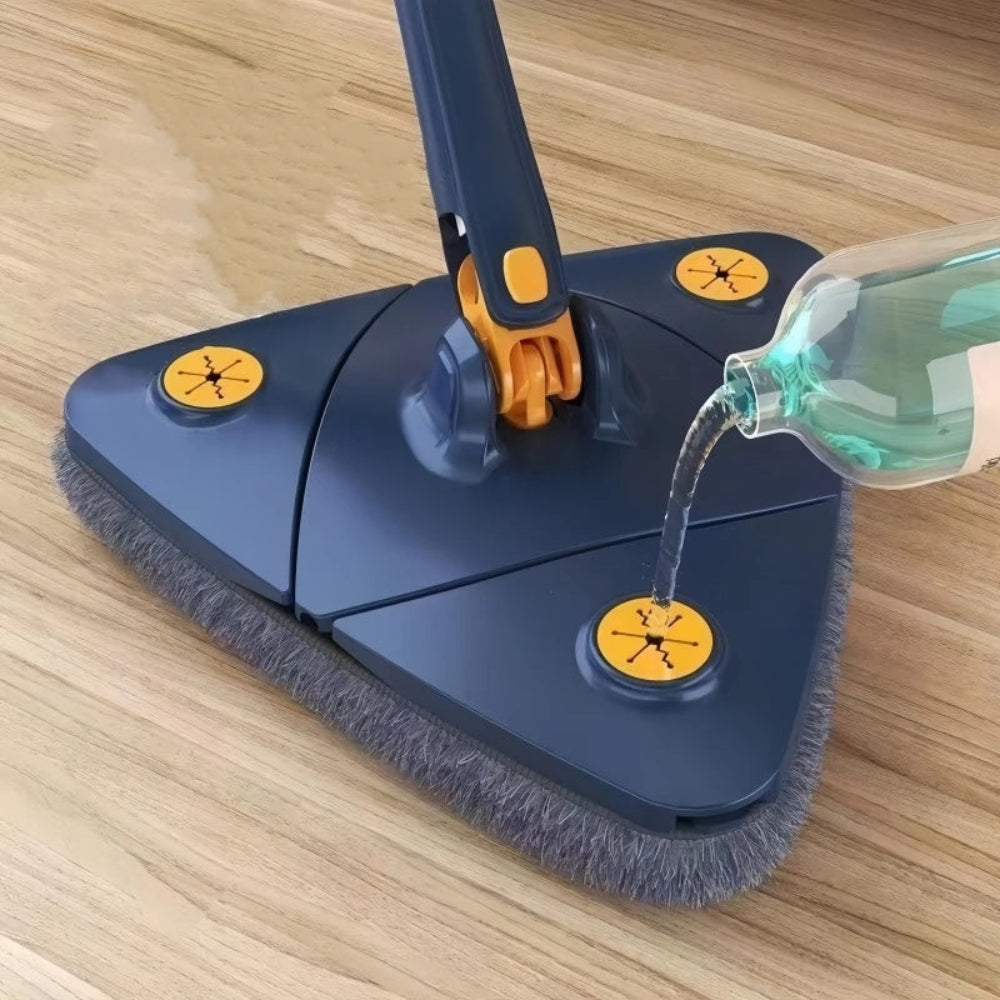 Telescopic 360° Triangle Ceiling Cleaning Mop