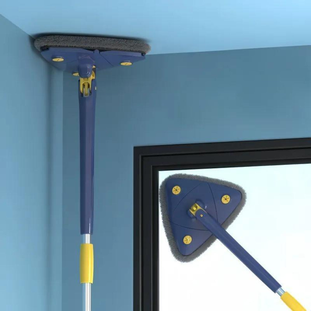 Telescopic 360° Triangle Ceiling Cleaning Mop