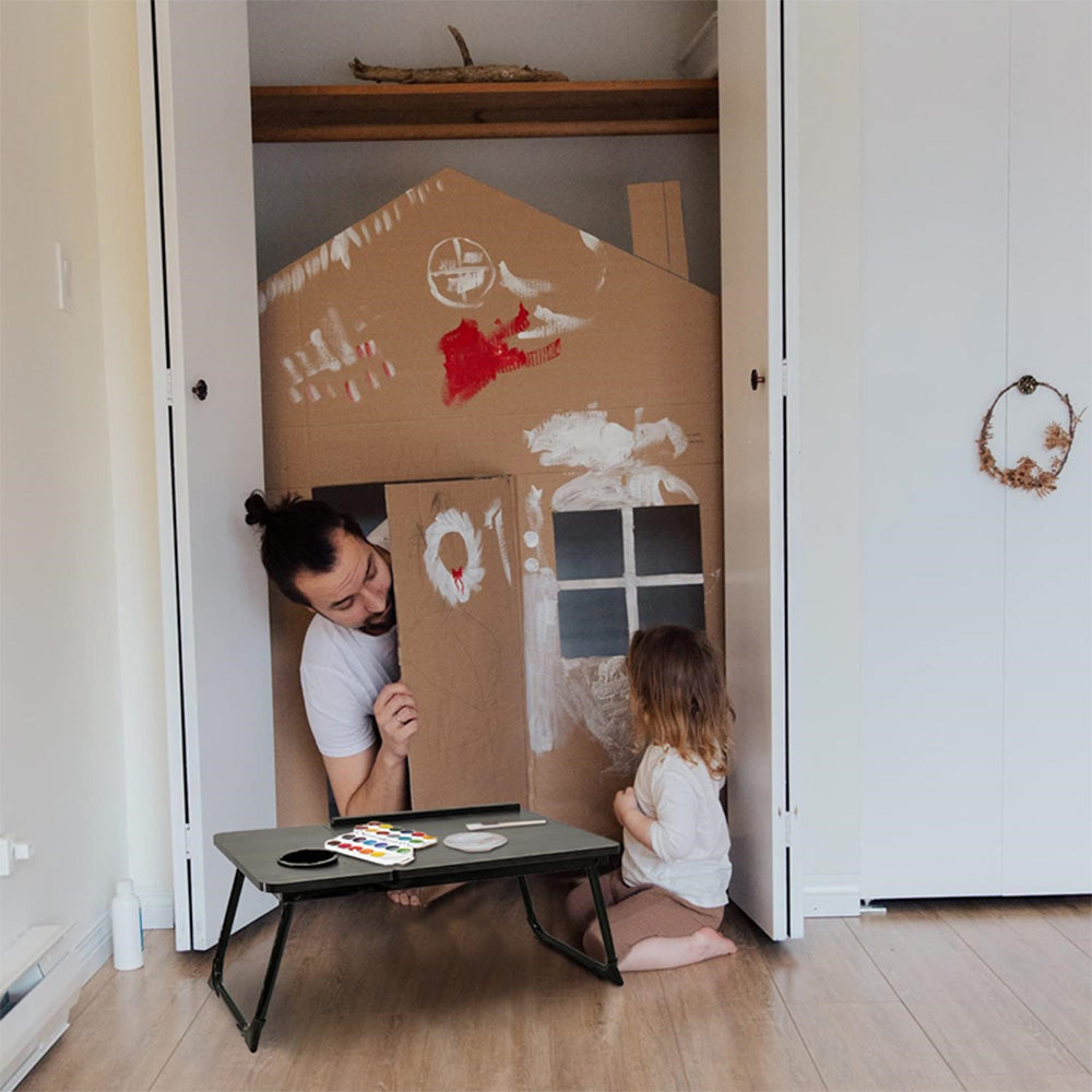 COMFEYA Adjustable Laptop Desk for Bed or Couch - Ergonomic Lap Desk with Cup Holder