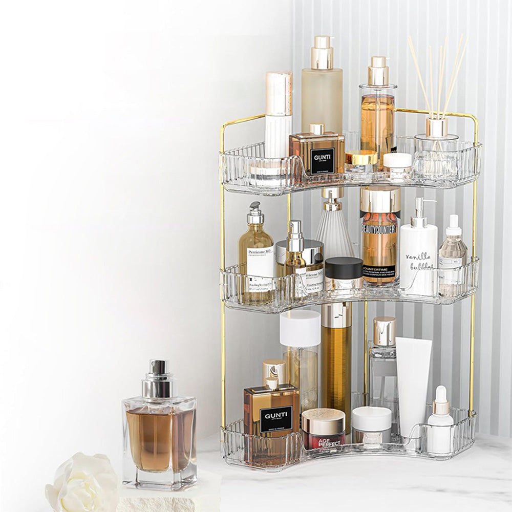 STORFEX 3-Tier Corner Bathroom Counter Organizer