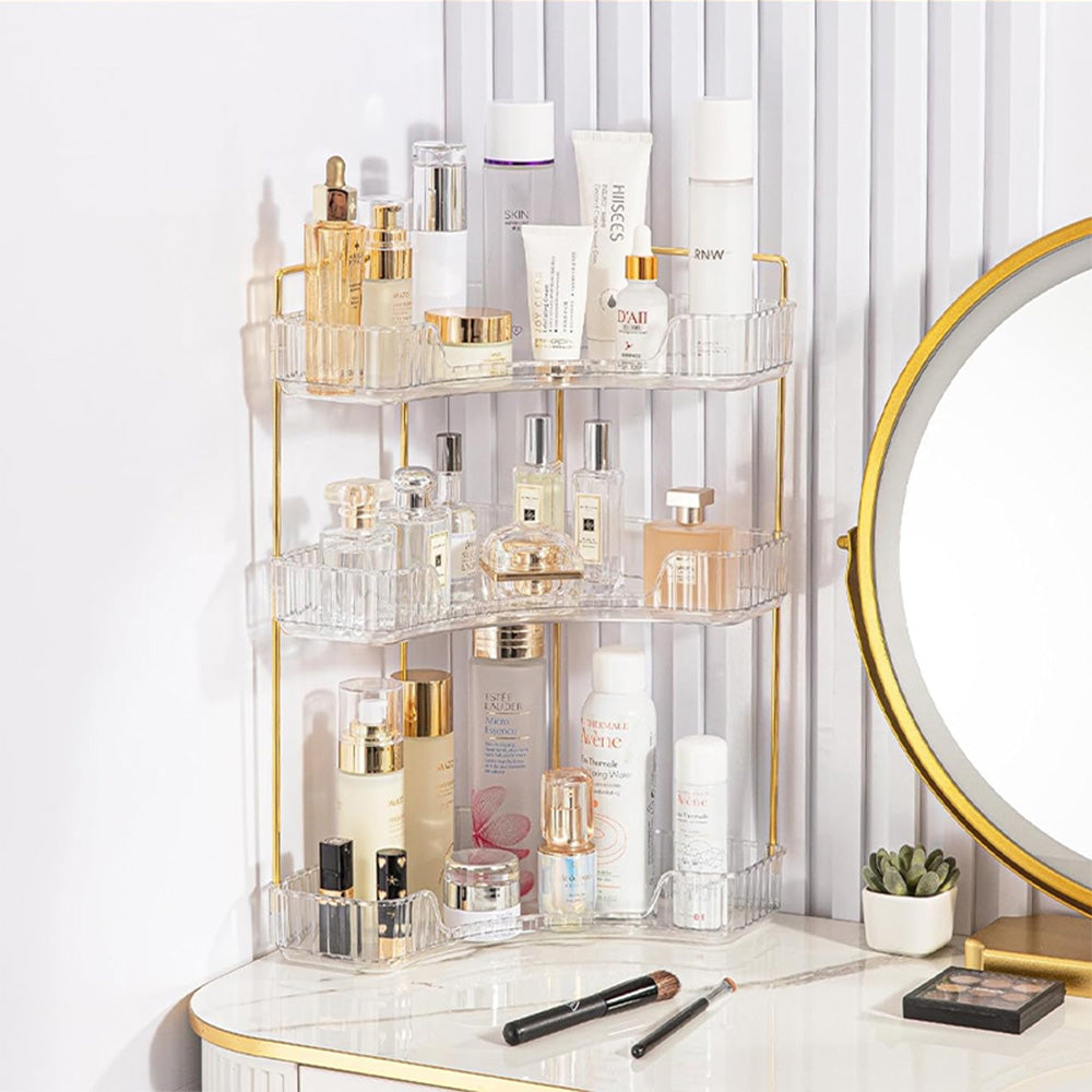 STORFEX 3-Tier Corner Bathroom Counter Organizer