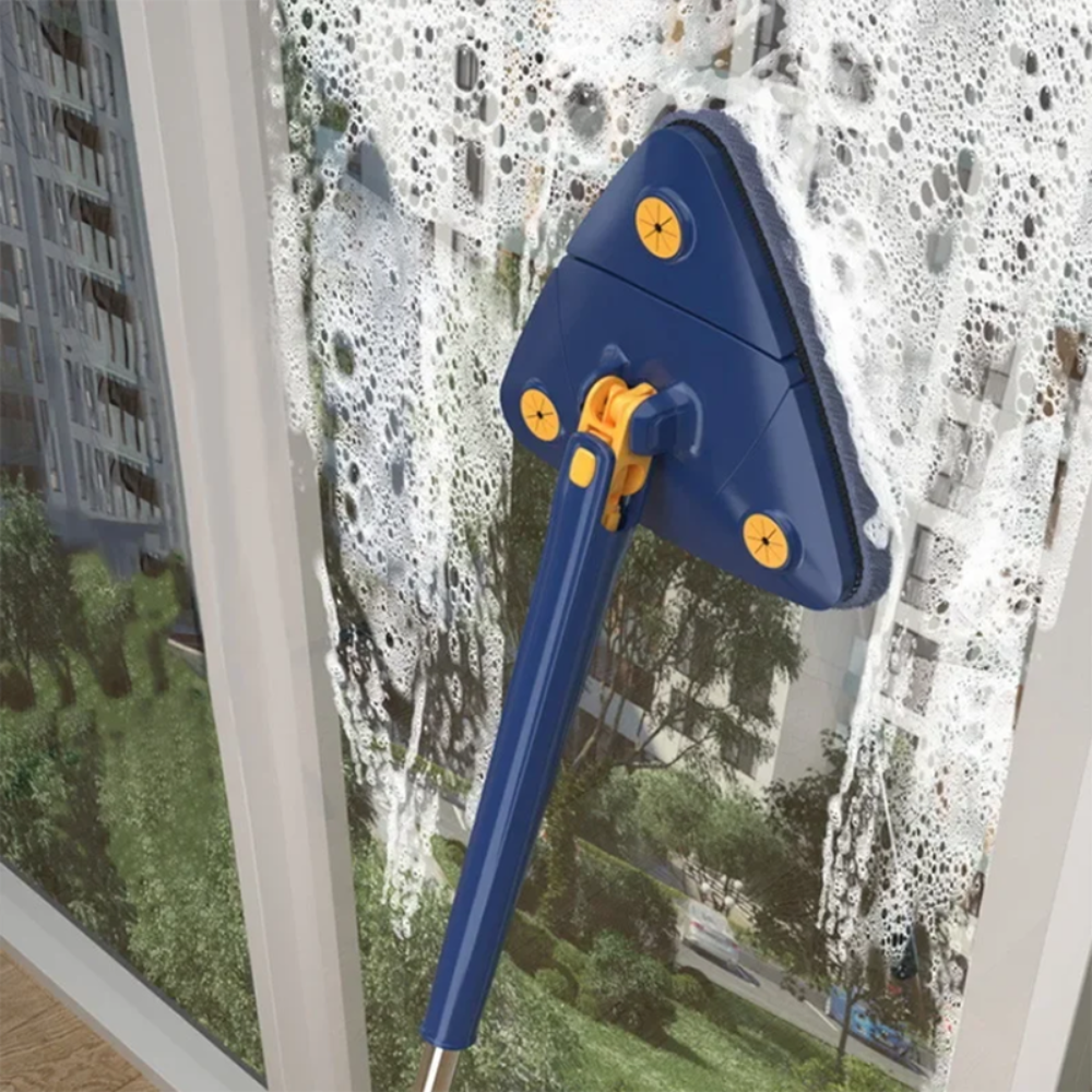 Telescopic 360° Triangle Ceiling Cleaning Mop