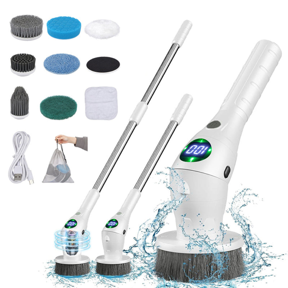 8-in-1 Multifunctional Electric Cleaning Brush for a Sparkling Home