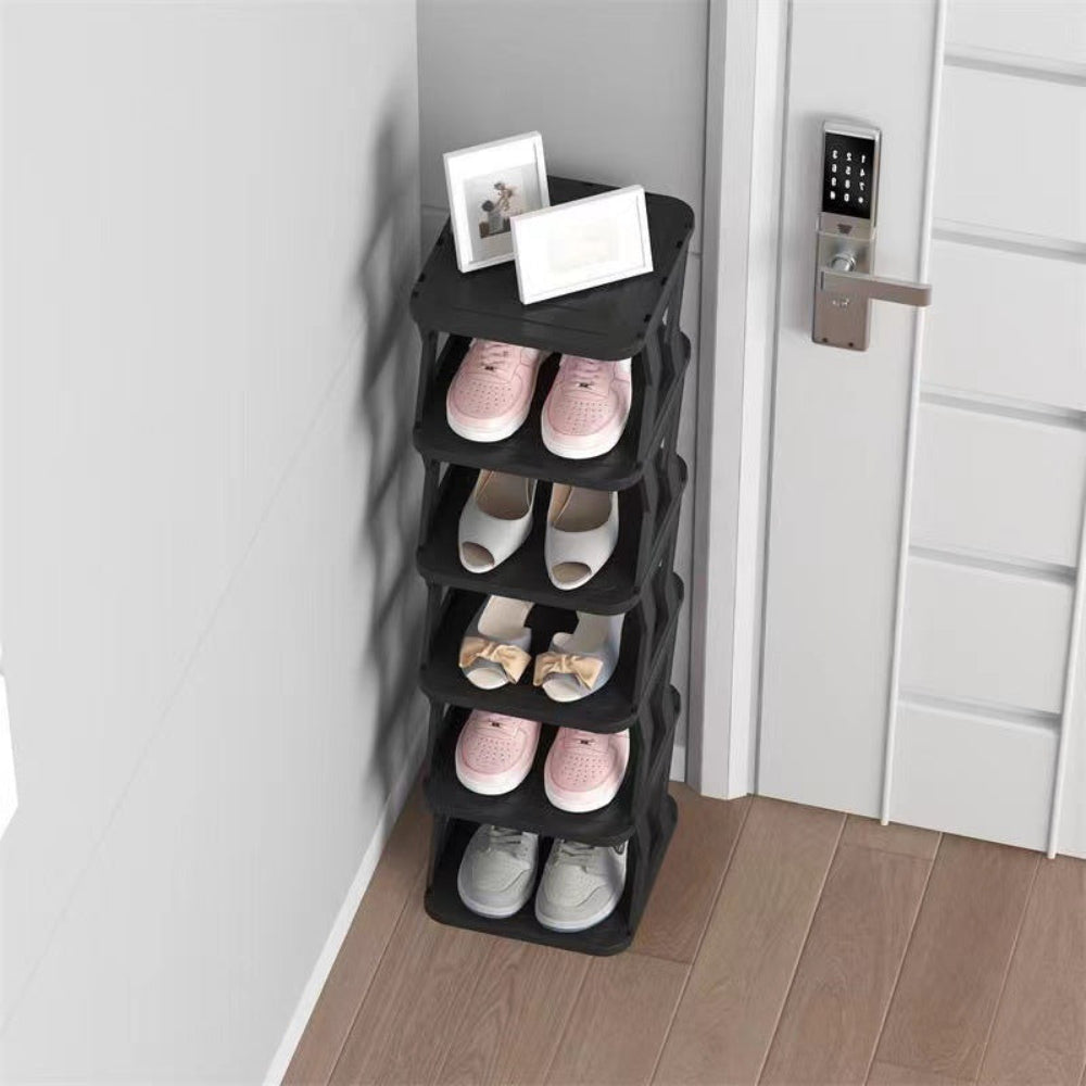 Multi-layer Home Narrow Small Gap Into The Door Shoe Cabinet Storage Rack