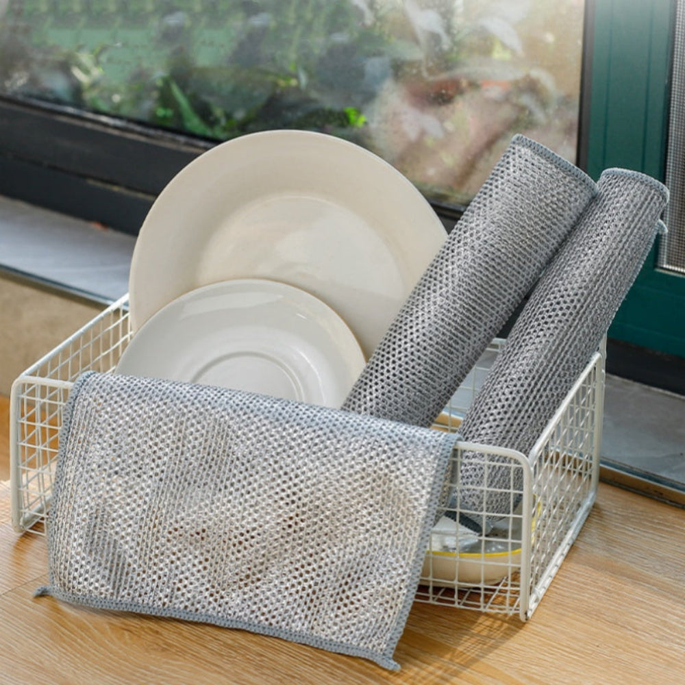 Double-layer Steel Wire Cloth Cleaning Cloths