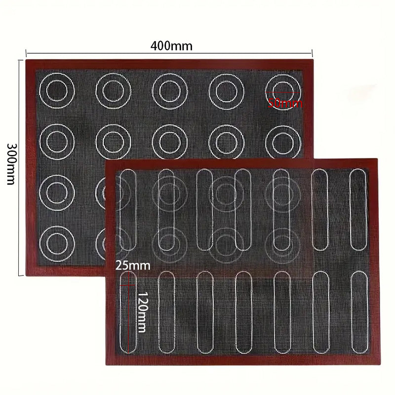 Dual-Sided Non-Stick Silicone Baking Mat - 30x40cm