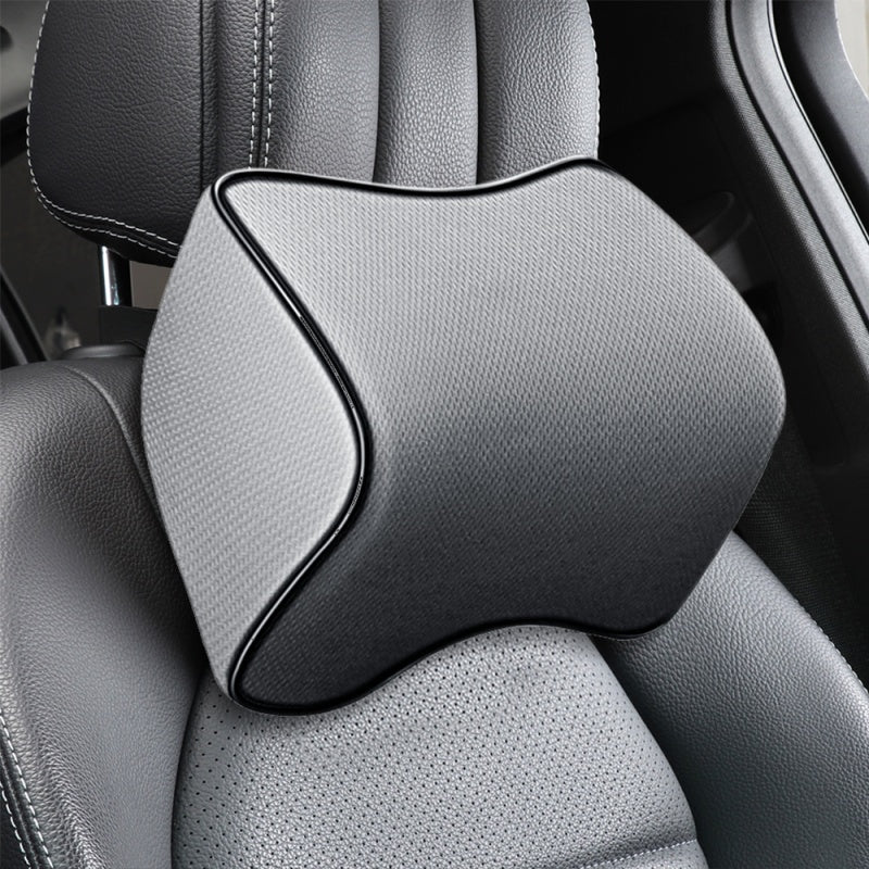Car Headrest Neck Pillow Memory Foam Breathable Head Support Neck Rest Protector
