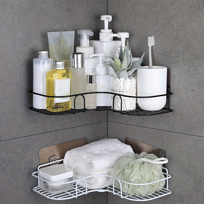 Iron Triangle Rack For Kitchen Bathroom Storage Rack