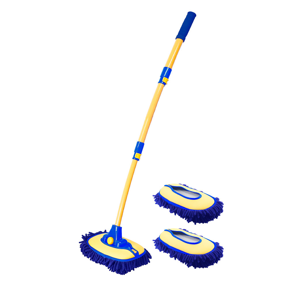 Super Absorbent Telescopic Long Handle Mop Chenille Broom