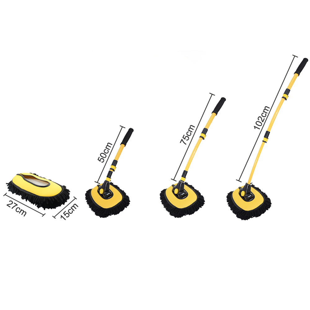 Super Absorbent Telescopic Long Handle Mop Chenille Broom