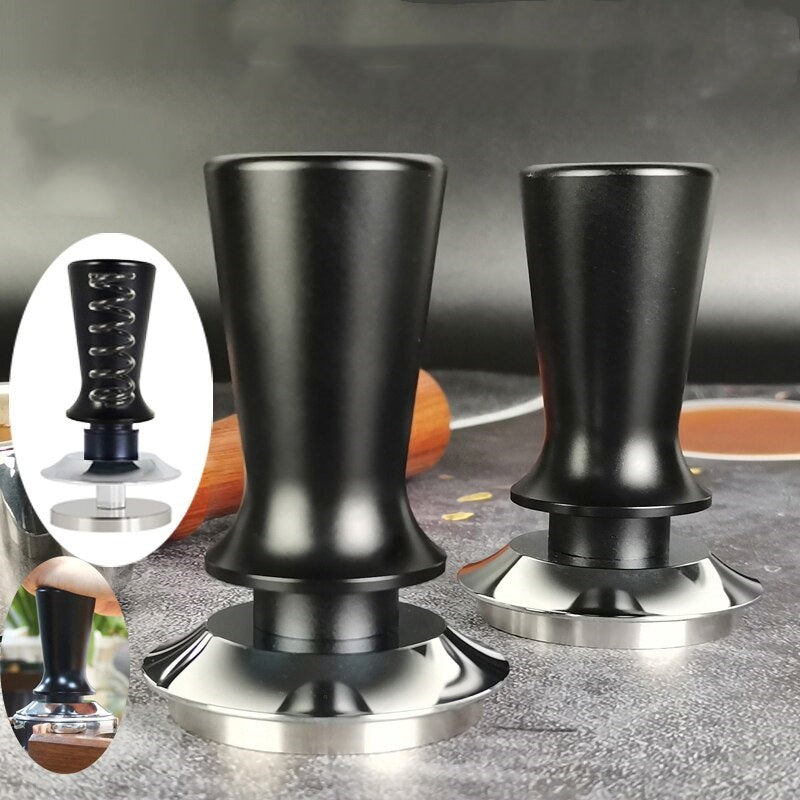 Calibrated Spring Loaded Stainless Steel Espresso Tamper