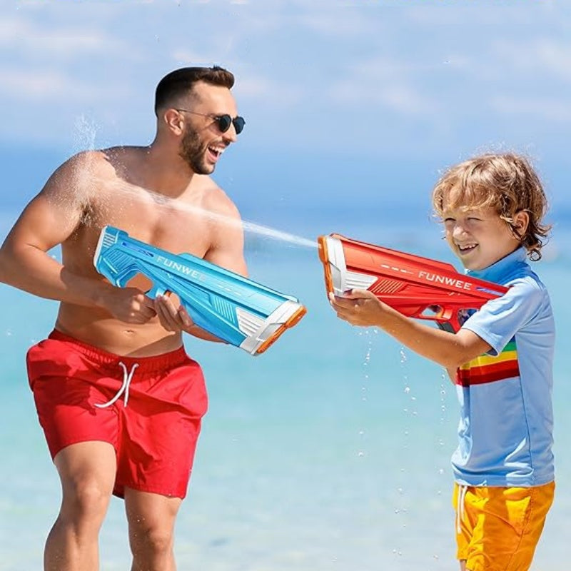 Electric Automatic Water Storage Gun Summer Beach Outdoor Fight Toys