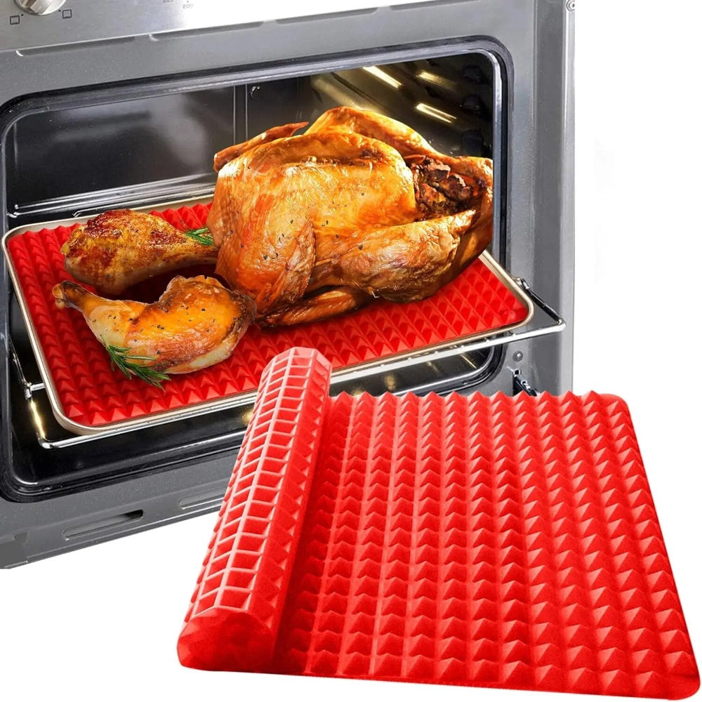 Non-Stick Silicone Baking Mat Cooking Pan For Oven Grilling BBQ