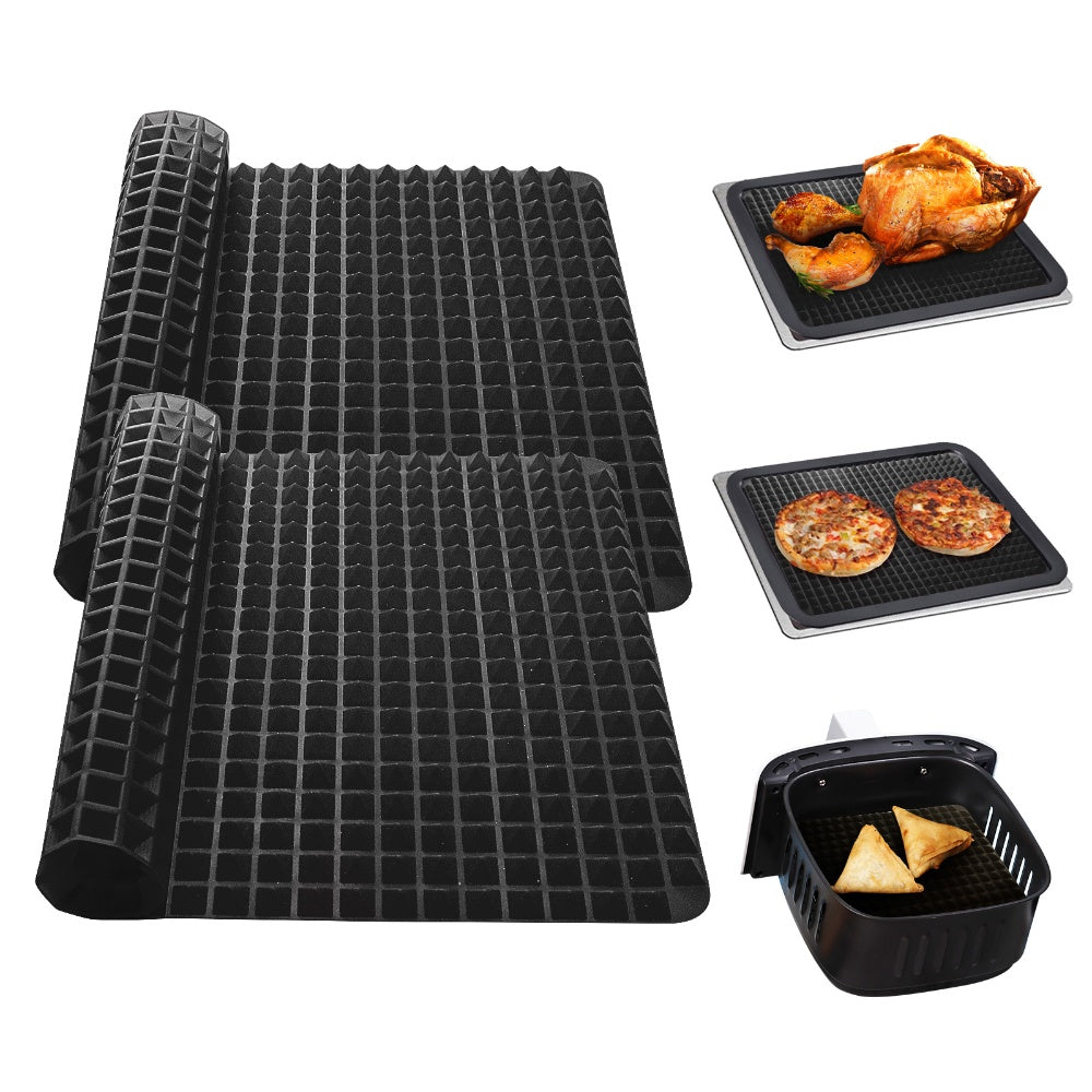 Non-Stick Silicone Baking Mat Cooking Pan For Oven Grilling BBQ