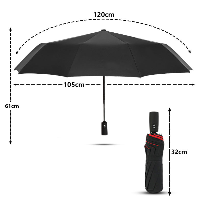 10Kg Windproof Double Layer Umbrella