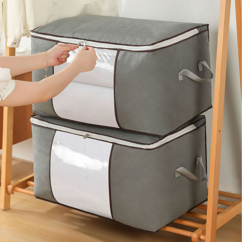 6-Piece Foldable Fabric Clothes Storage Container Bags