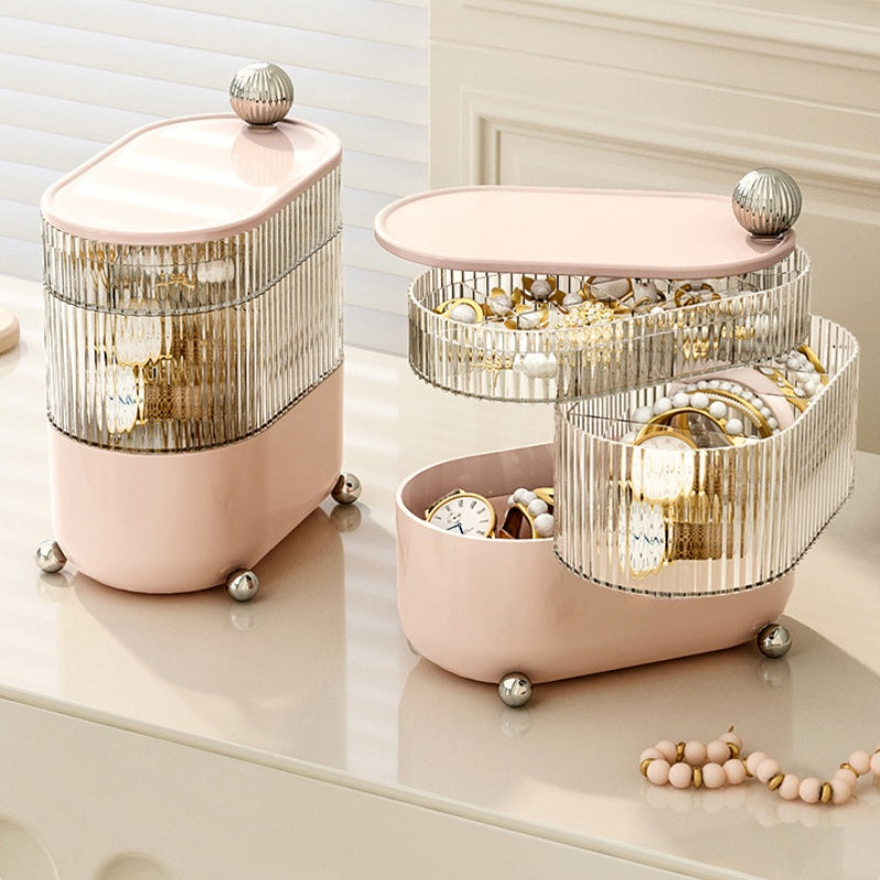 3 Layers Rotating Jewelry Storage Box